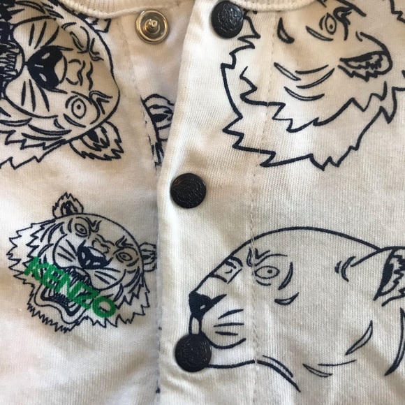 Kenzo Baby Boy Henley Shirt - Picture 3 of 5